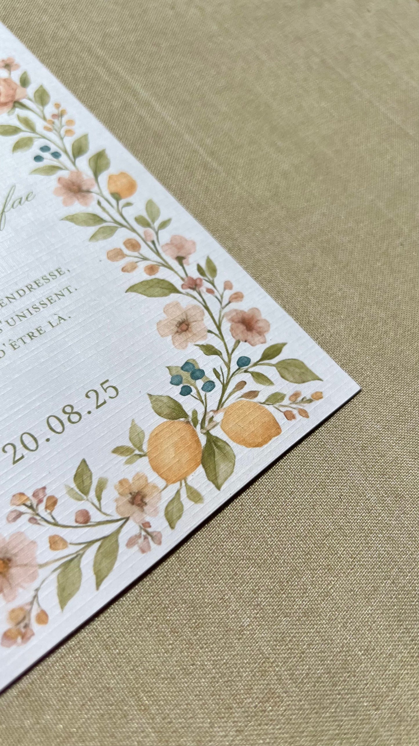 Cartes chocolats Floraison
