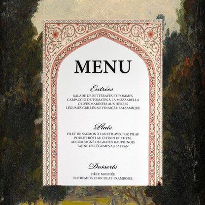 Menu Chaima Ambre