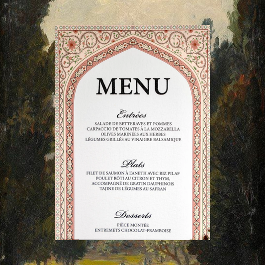 Menu Chaima Ambre