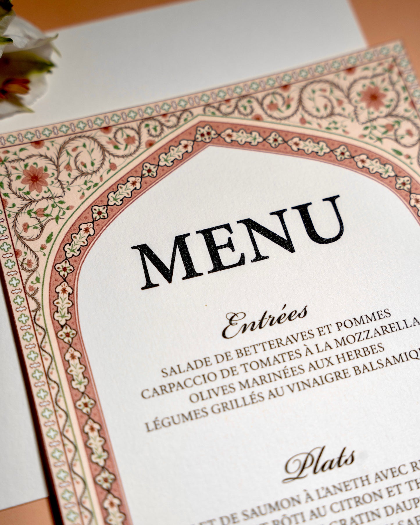 MENU CHAIMA AMBRE