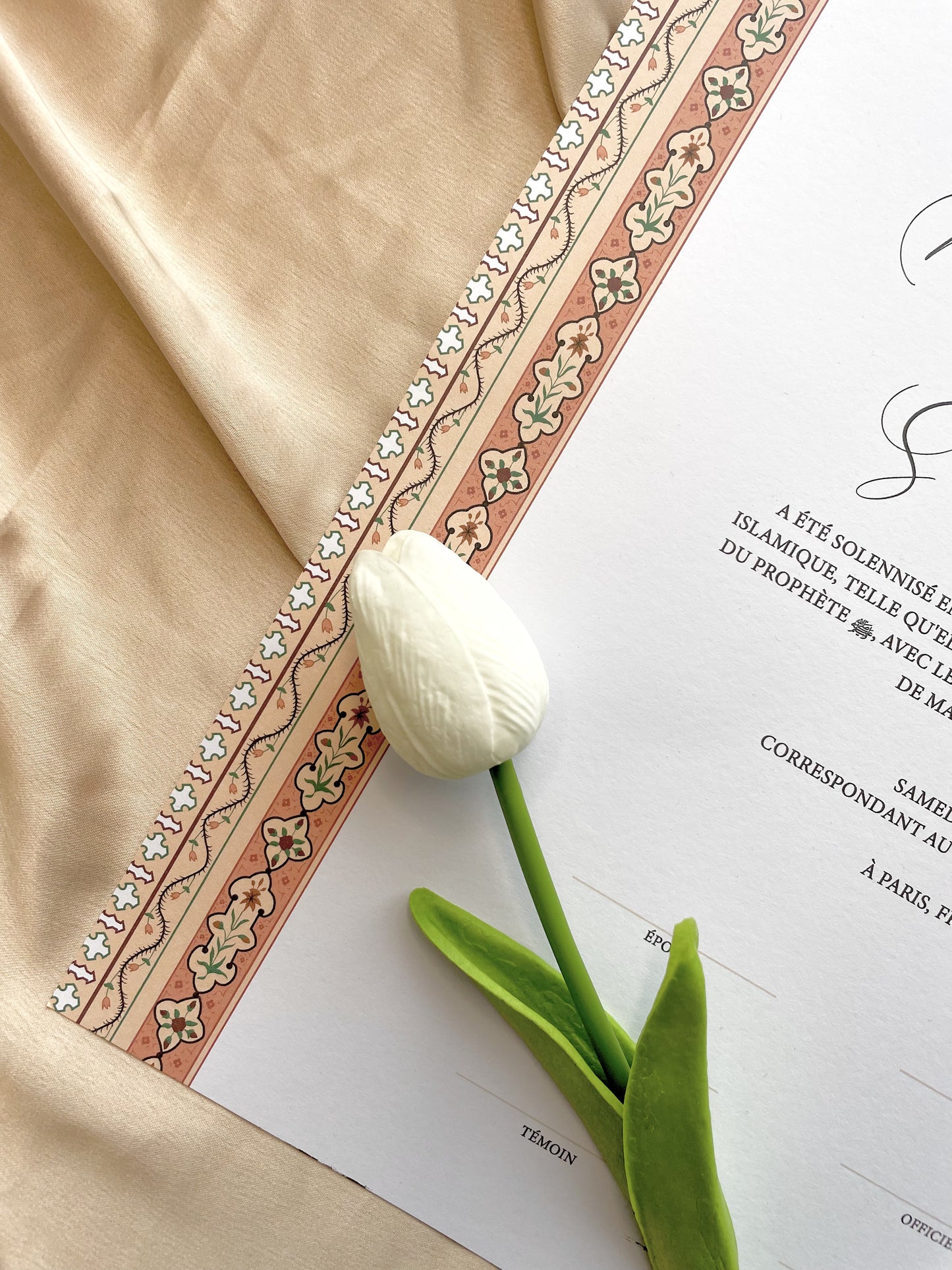 CERTIFICAT DE MARIAGE